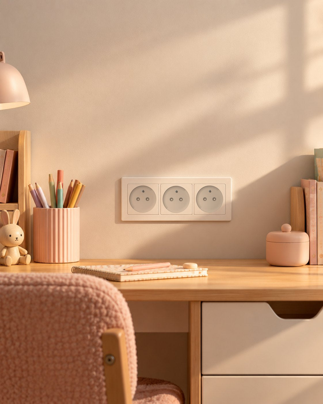 Avant : le mur sans sticker