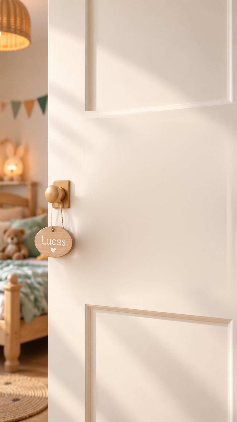 Avant : le mur sans sticker