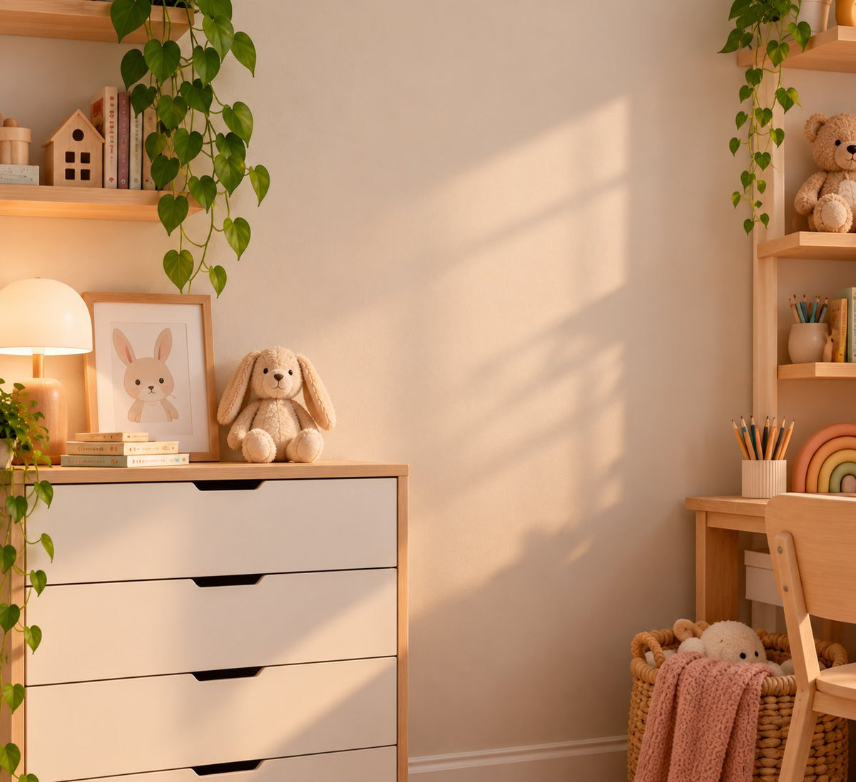 Avant : le mur sans sticker