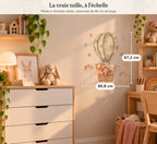 Vraie taille : 60,8 cm de large et 67,2 cm de haut